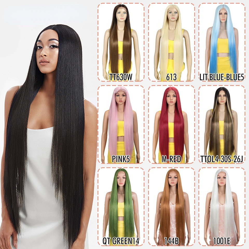 Title 1, Rebecca Dyed Chemical Fiber Long Straight Hair ...