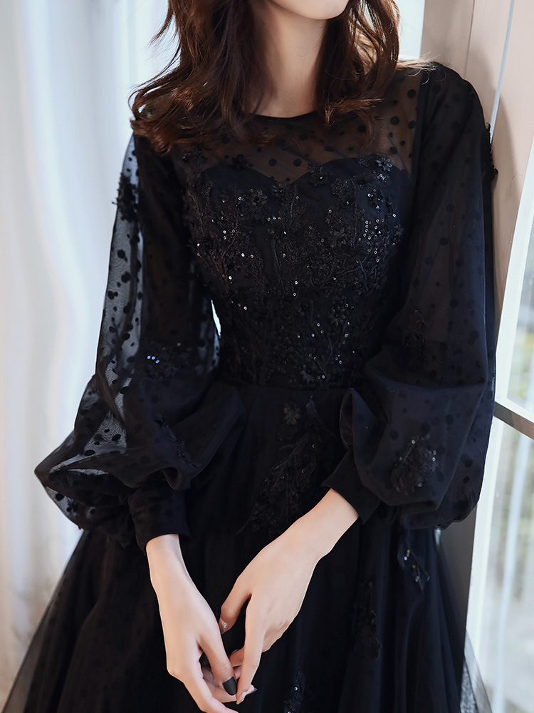 Title 5, Long Sleeve Birthday Party Long Dress for vocal...