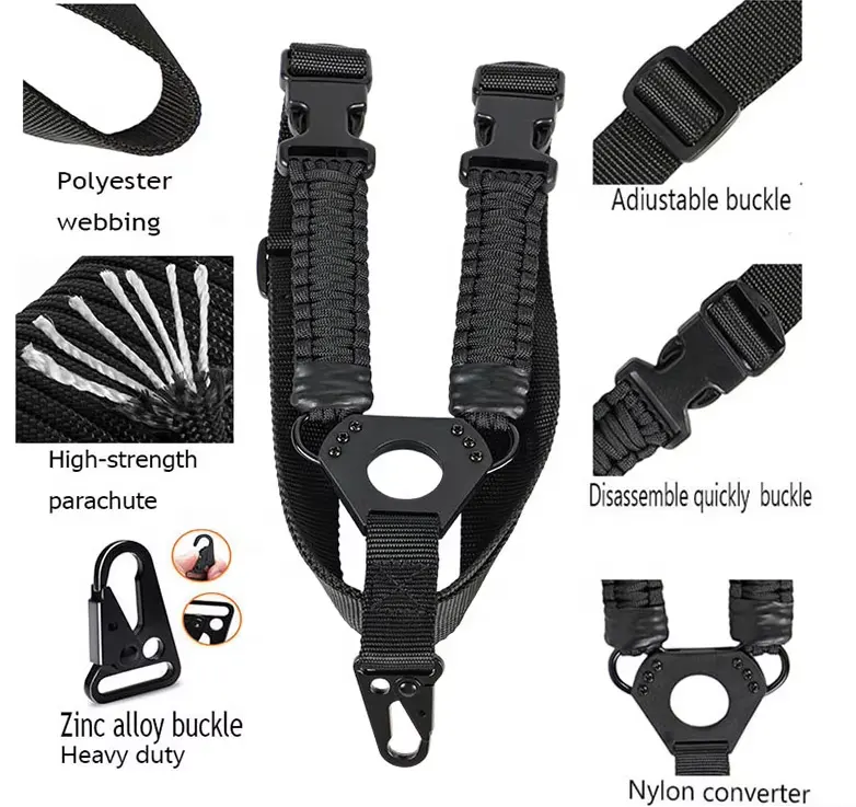 Adjustable Nylon Quick Release Hunting Accessories Shooting Sling Multi
