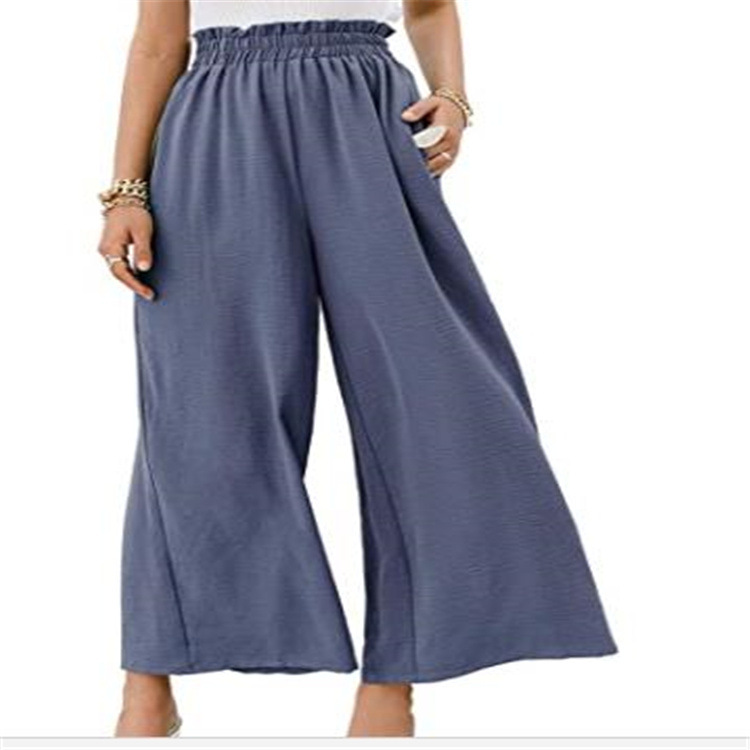 Title 5, Spring And Autumn Wide Leg Pants Cotton Loose S...