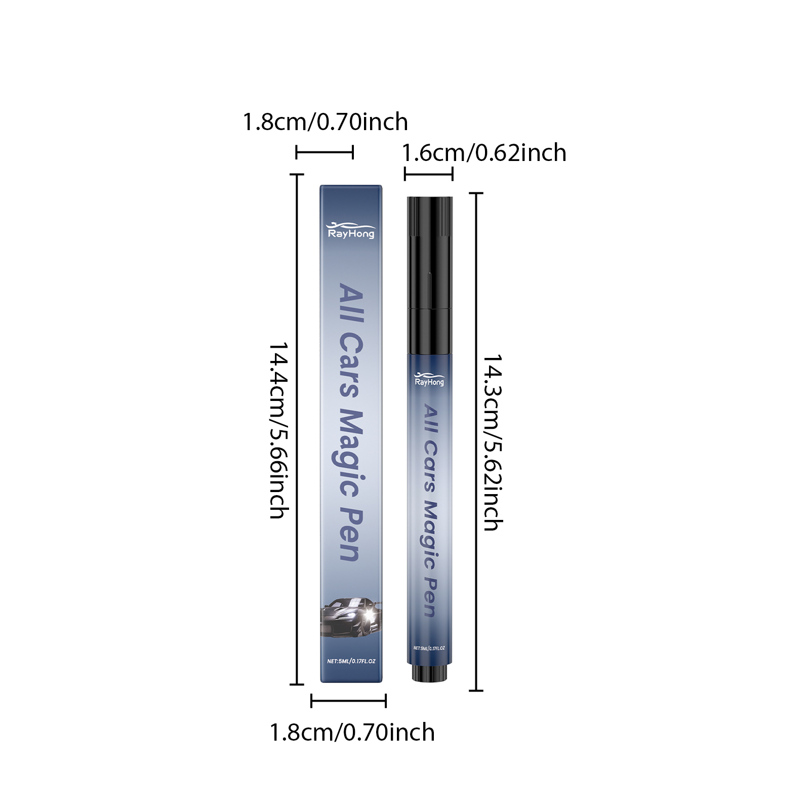 Universal Car Scratch Repair Magic Pen, Auto Minor Scratches Remover Touch Up Paint Pen, Quick Dry Stable Coating For All Vehicles 7
