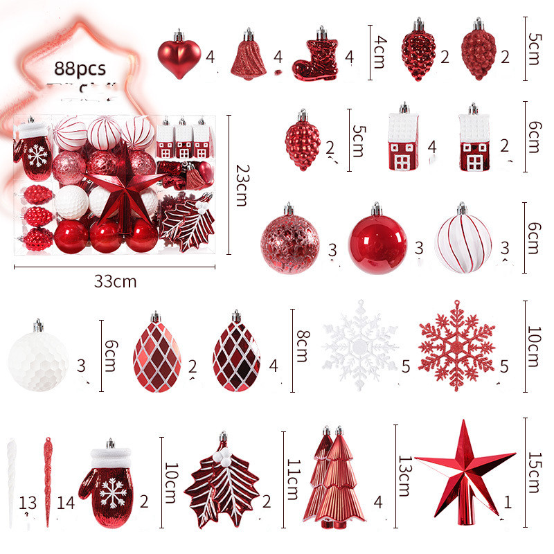 Title 1, 88 Christmas Decoration Props