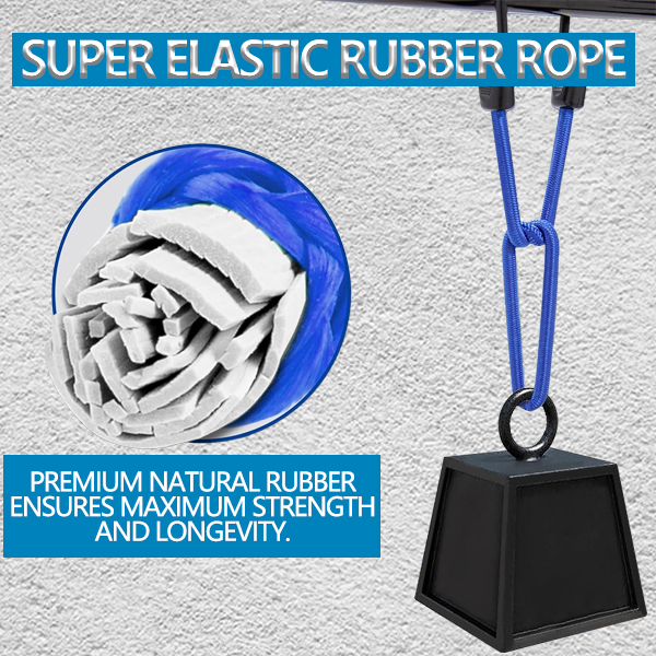 32-piece Set Of Rope Hooks, Elastic Ropes For Outdoor Awnings