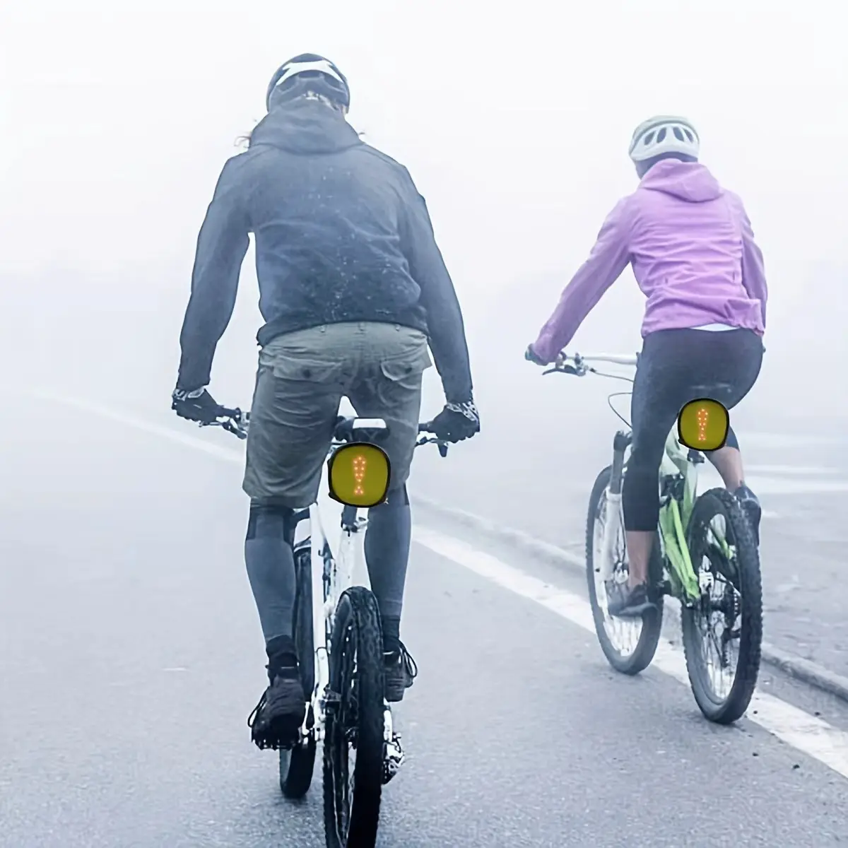 Bicycle LED Light-Emitting Package WirelessRemote Control LED Light-Emitting Package RidingLED Turn Signal Package Bicycle Strap On SaddleBag,