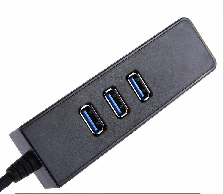 1000m3-port Hub3.0GigabitNetworkCard Hub Hub - Image 3