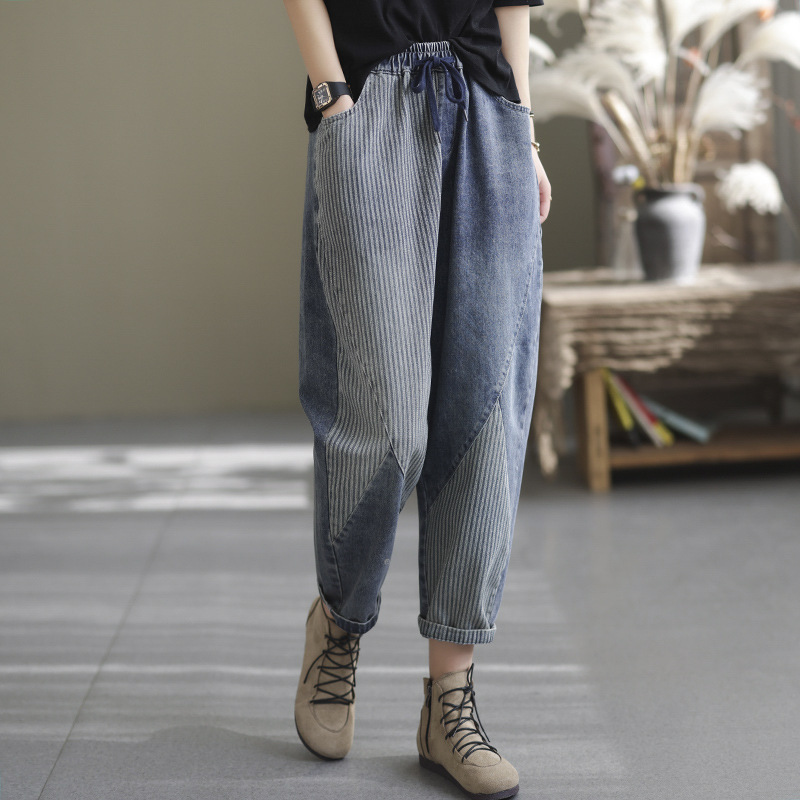 Loose Retro Literary Fashion Women's Harem Pants