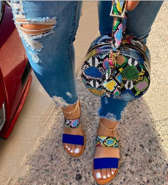 Snakeskin Design Printed Crossbody Round Bag Ladies Handbags C 41 - Shop at LoveMi