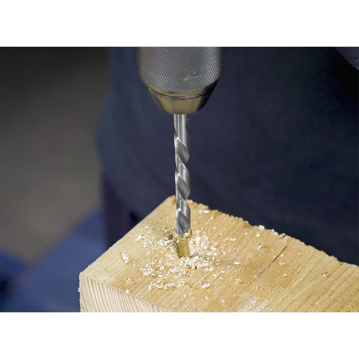 19Pcs HSS Drill Bit Set For Metal, Wood, Plastic With Case 1mm-10mm Bits Hi-Spec