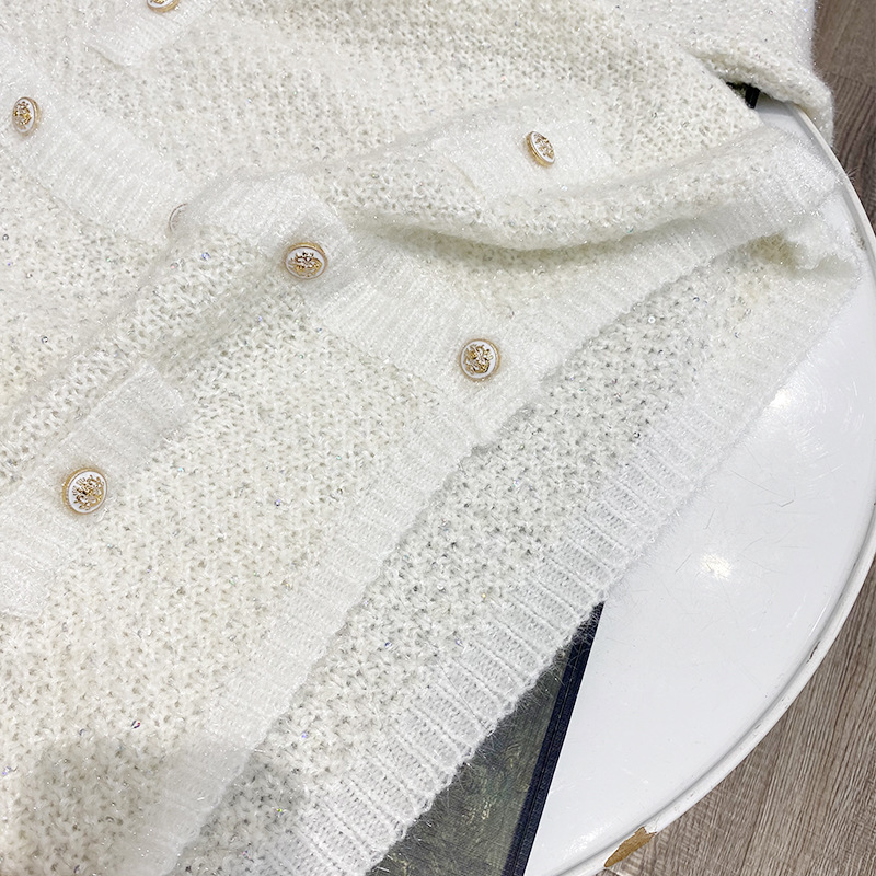 Title 4, Knitted Jacket Women Autumn V-neck Sweater Card...