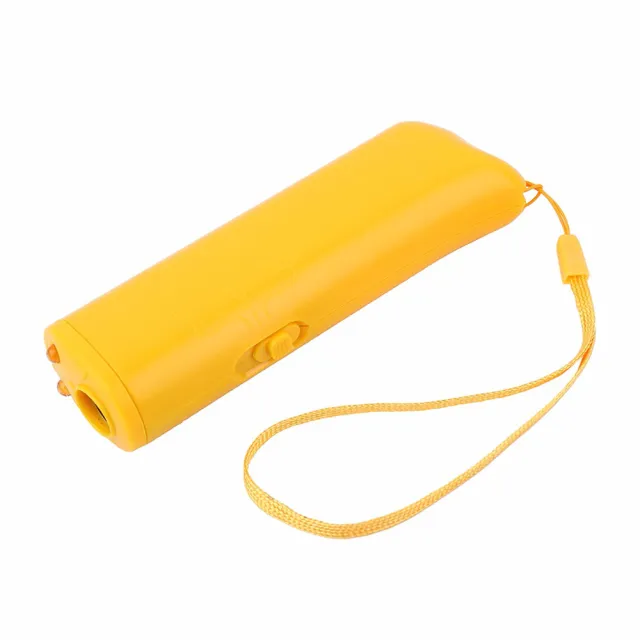 New Dog Repeller Ultrasound Pet Training Anti Barking Control Devices 3 in 1 Stop Bark Deterrents Trainer Single Head Dog Repeller Yello - Shop at LoveMi