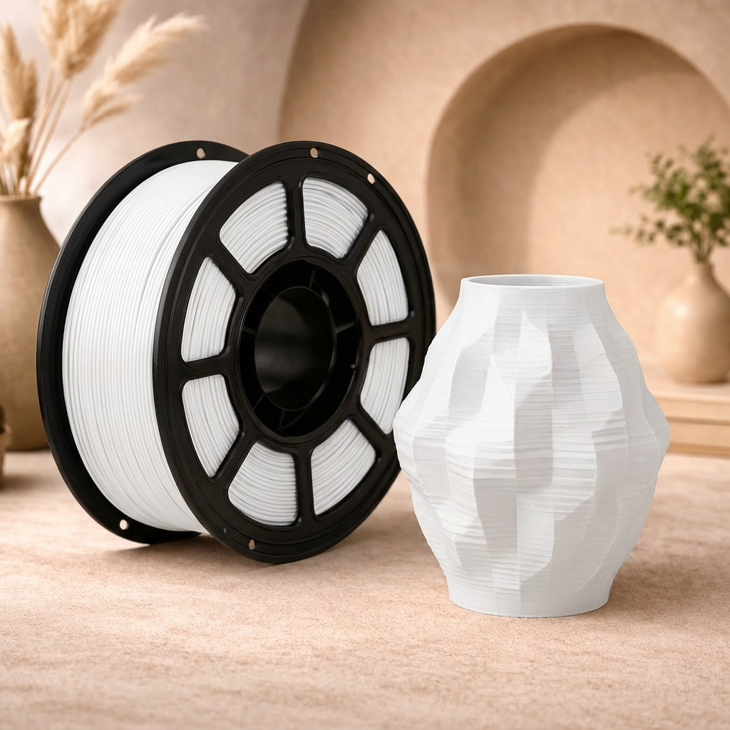 PLA  3D Printer Filament 1.75mm, 1.1kg Spool, Smooth Printing, Low Warp, Strong Adhesion, Easy To Print Material For FDM 3D Printers