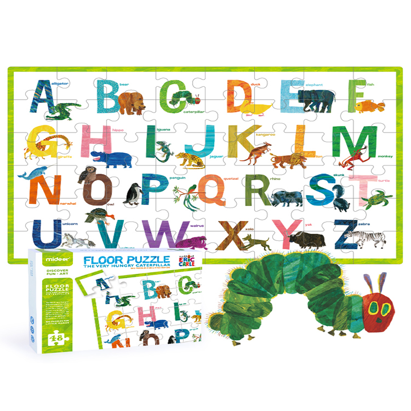 Title 5, Hungry Children Flat Floor Art Puzzle Board