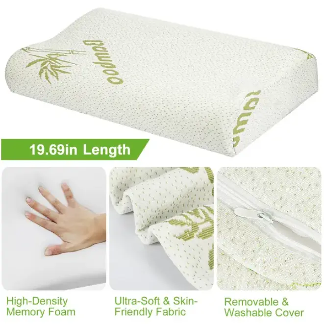 Bamboo Memory Foam Sleep Pillow