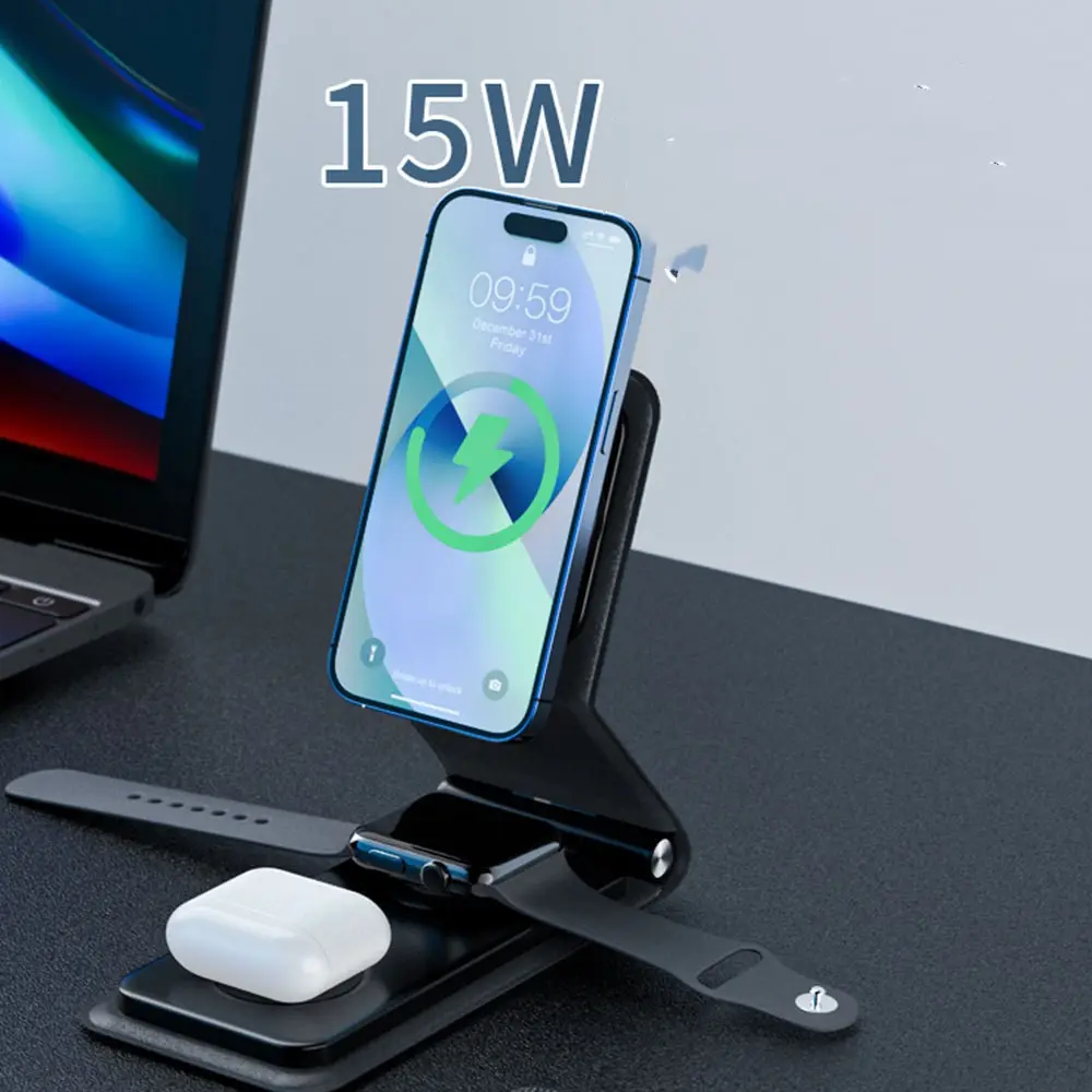 The New Wireless Charger 3-in-1 Folding