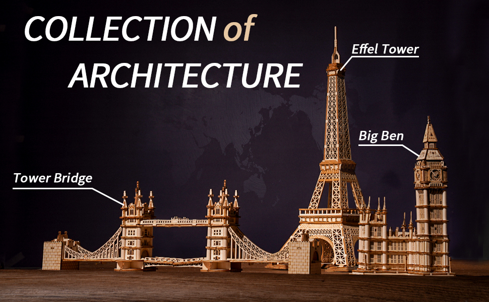 Title 2, ROBOTIME ROKR 3D Drvena Slagalica Big Ben sa LE...