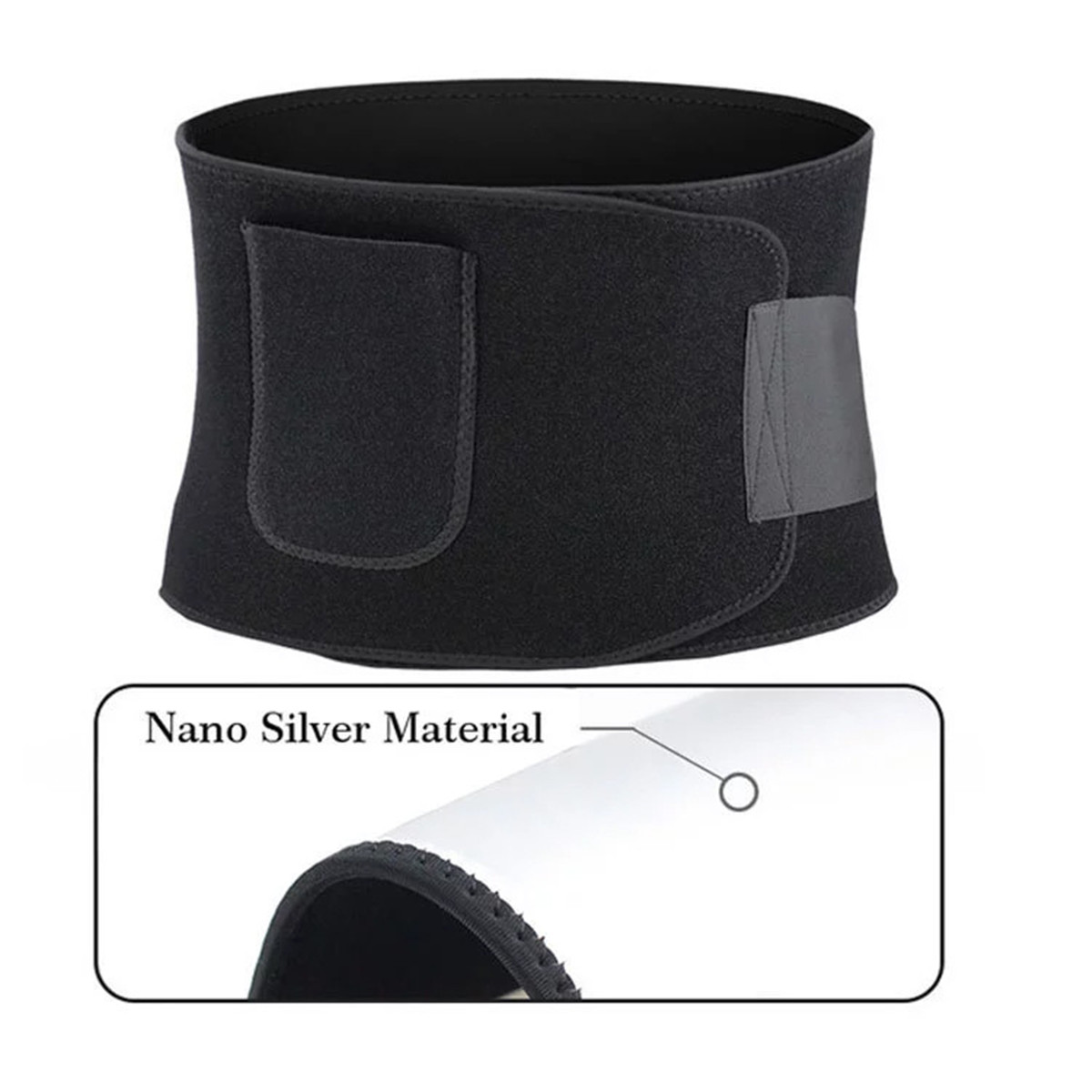 Men Women Waist Trimmer Belt Hot Sweat Wrap Tummy Stomach Weight Loss Fat Burner