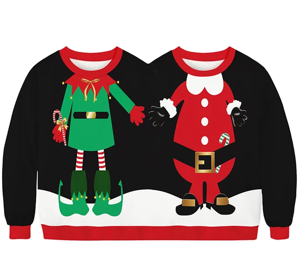 Long Sleeved Sweater For Christmas One Piece Lovers 13Color - Shop at LoveMi