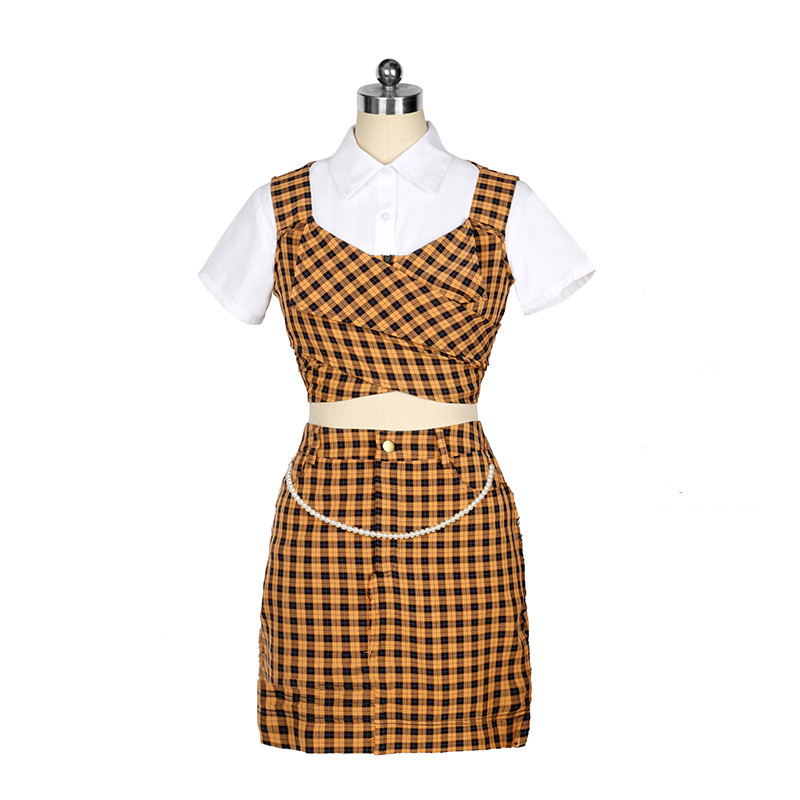 Grid Dance Costumes Campus Korean Dance Performance