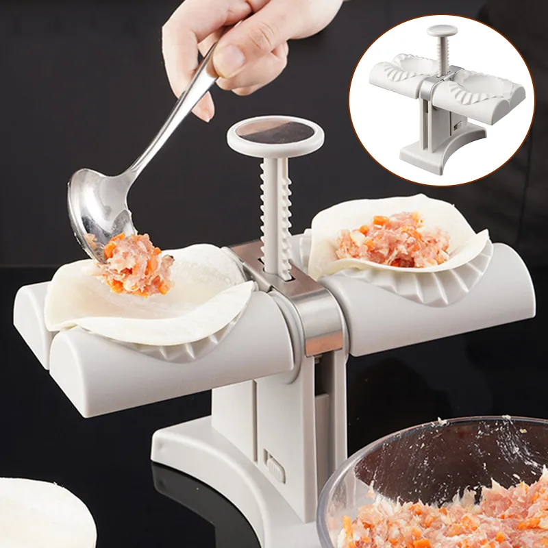 Dumpling Mould Double Head Mold Lazy Artifact Manual Press
