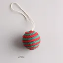 4Cm Red And Green Cotton Threa
