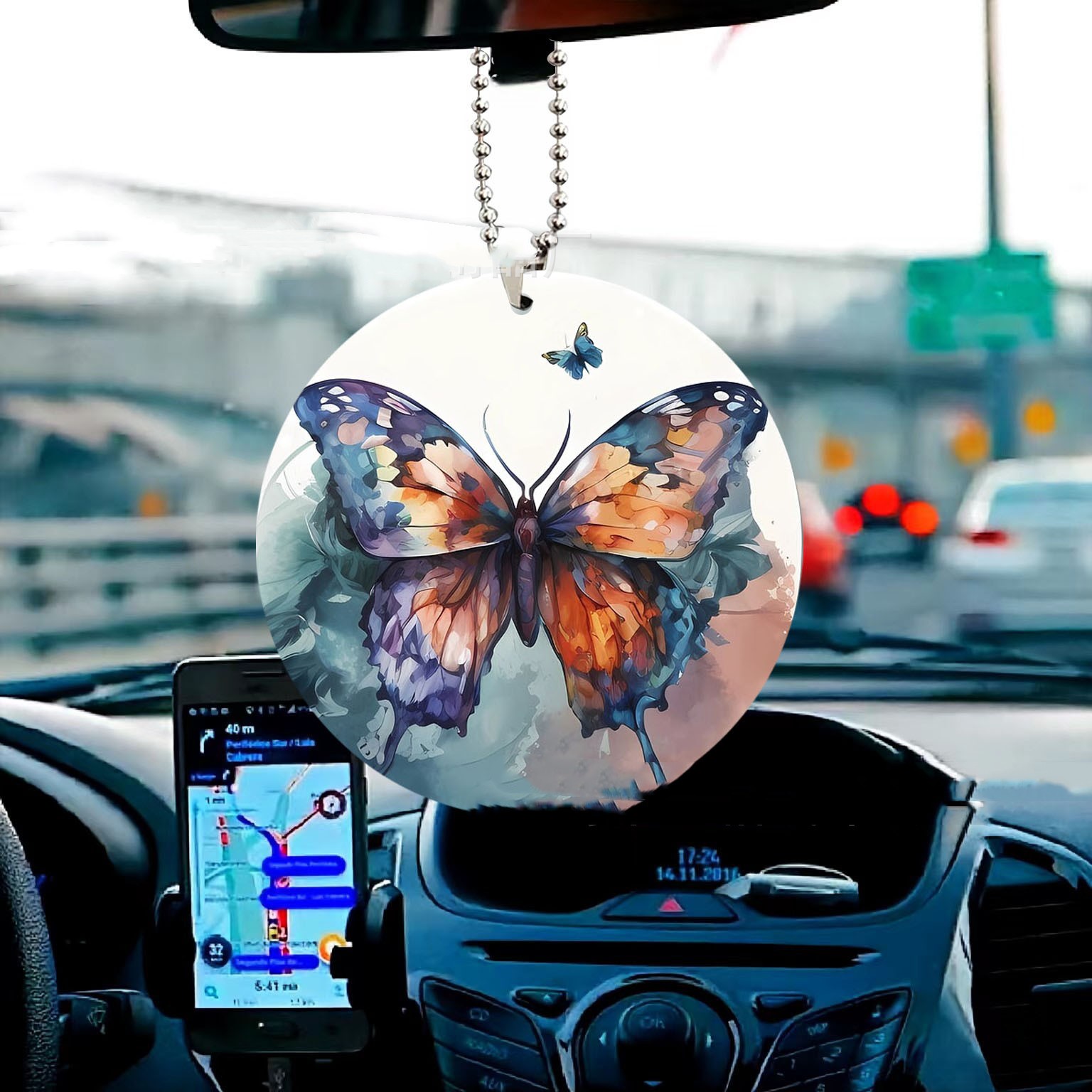 Halloween ornaments butterfly garland backpack accessories