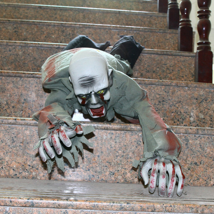 Halloween Decoration Props Ghost Festival Toys KTV Induction Electric Climbing Ghost Bar Haunted House Horror Crawling Ghost 3