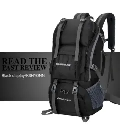 Outdoor Leisure Sport Climbing Backpack - Black - View 1