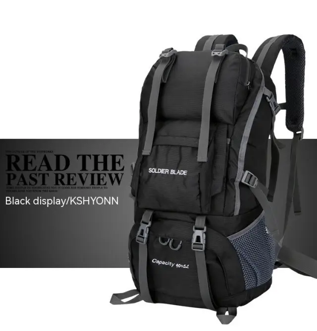 Outdoor Leisure Sport Climbing Backpack Black - Shop at LoveMi