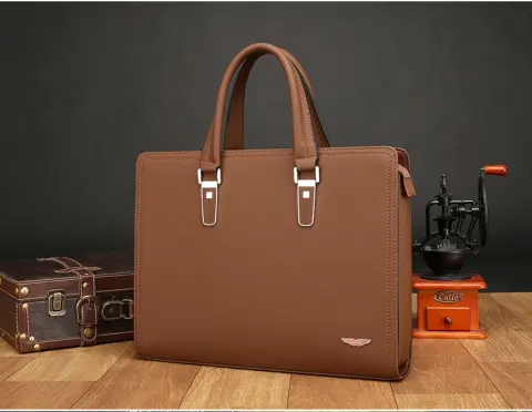 Men's Handbag Business Briefcase Shoulder Messenger Official