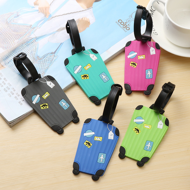 Luggage Listing And Anti-lost Creative Soft Rubber Boarding
