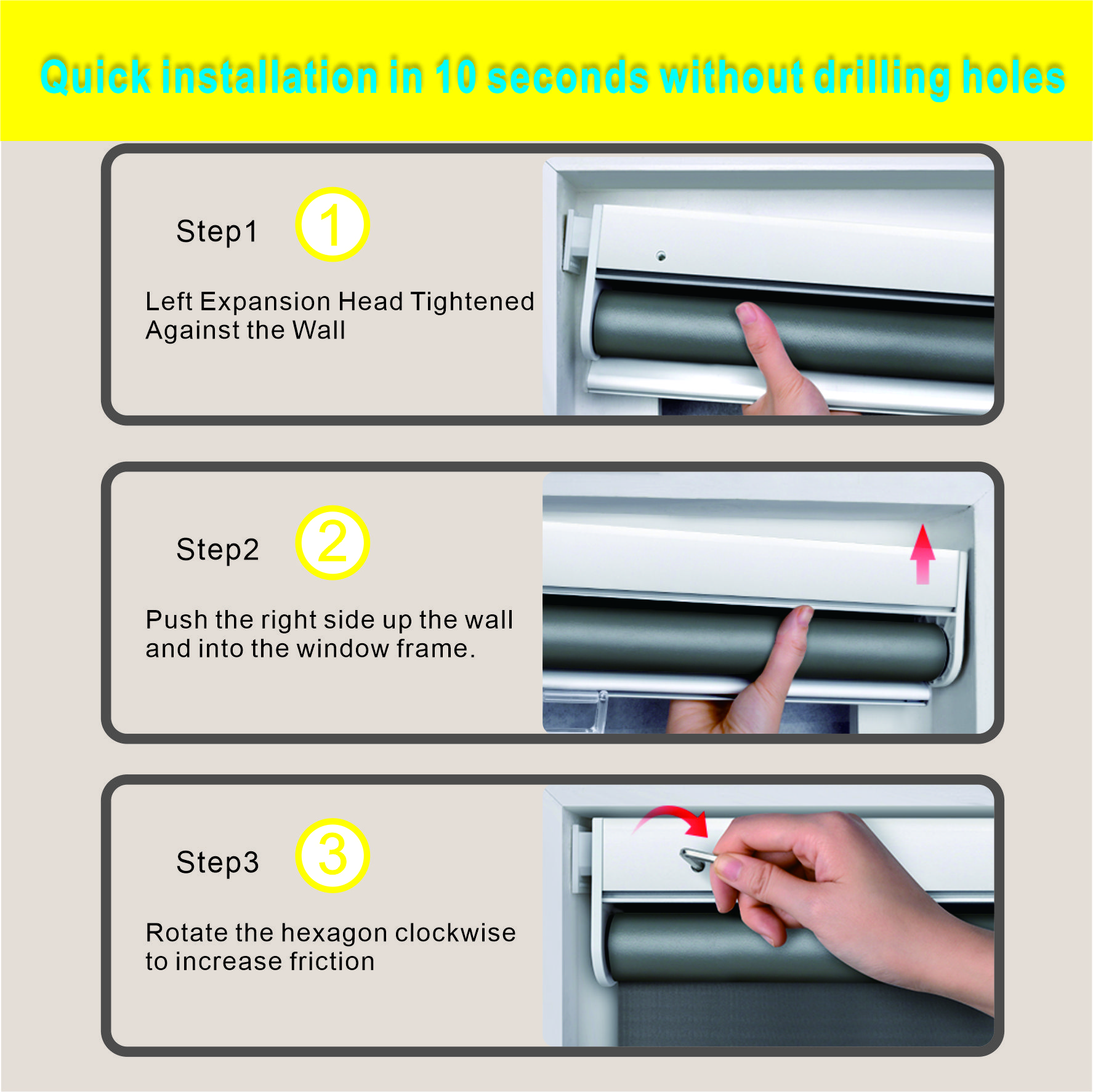 Stores Nid d'Abeille sans Perçage — Installation Facile et Isolation Thermique - image 7