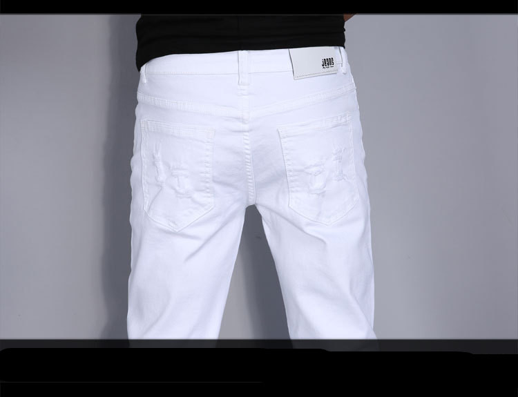 Title 3, Slim Fit stretchy voeten witte casual jeugdjeans