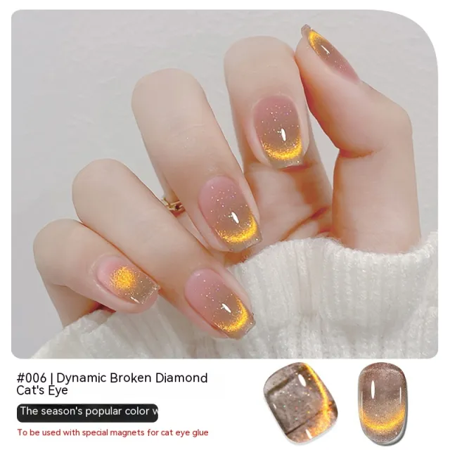 Drill Cat's Eye Nail Polish Glue Style06 - Shop at LoveMi