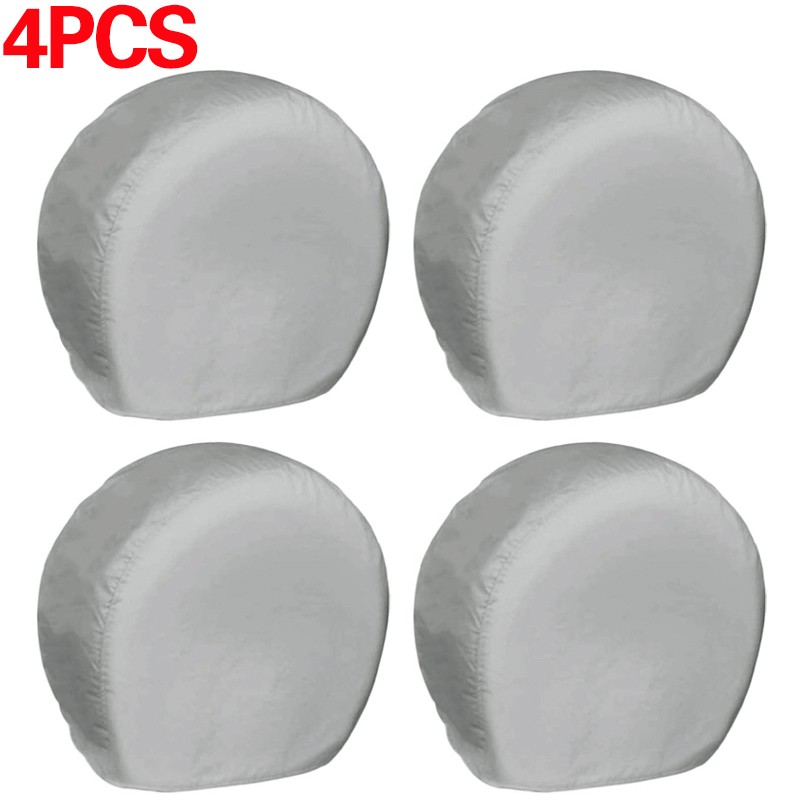 4pcs Heavy Duty Tire Covers RV Wheel Motorhome Wheel Covers Sun Protection