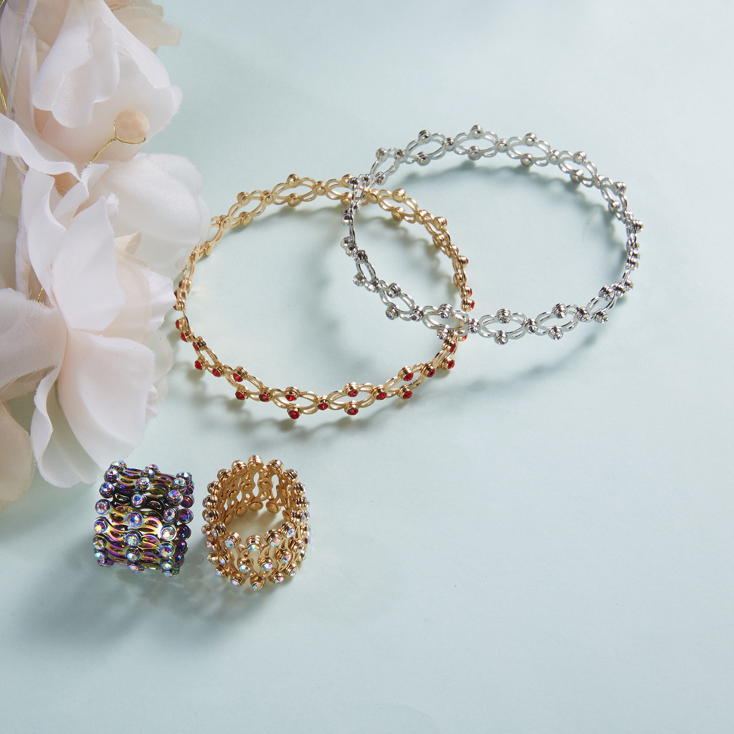 Creative Magic Stretch Ring Transformable Copper Bracelet