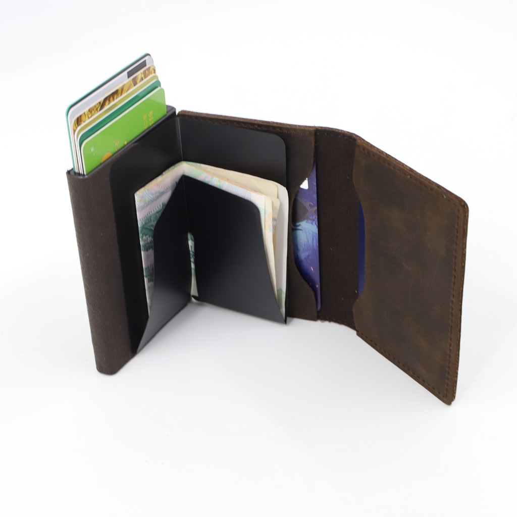 Credit Card Holder For Men With AirTag Slot Slim Wallet Rfid Wallet,Money Clip Wallet For Men,Minimalist Wallet For Men