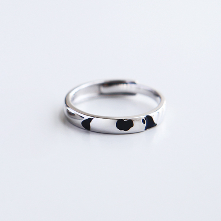 Title 1, Anillo de pareja personalizado coreano simple