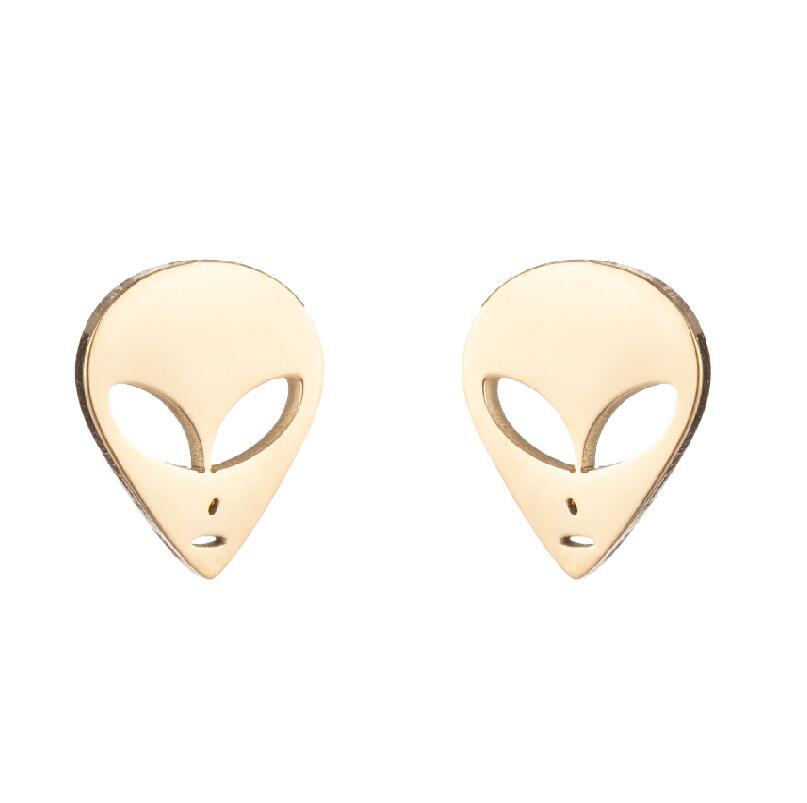 Stainless Steel Cartoon Character Halloween Ear Studs