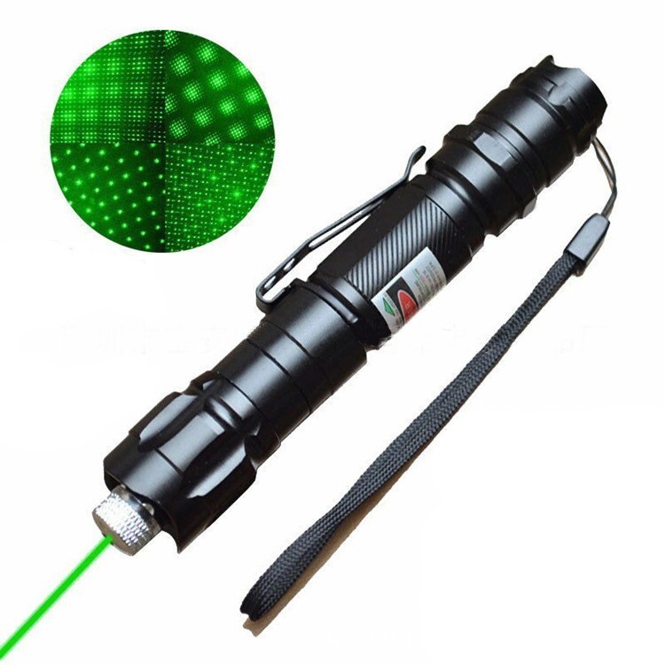 Green Laser Pointer Pen Miles USB Rechargable Laser Pen Beam Torche 532NM 8