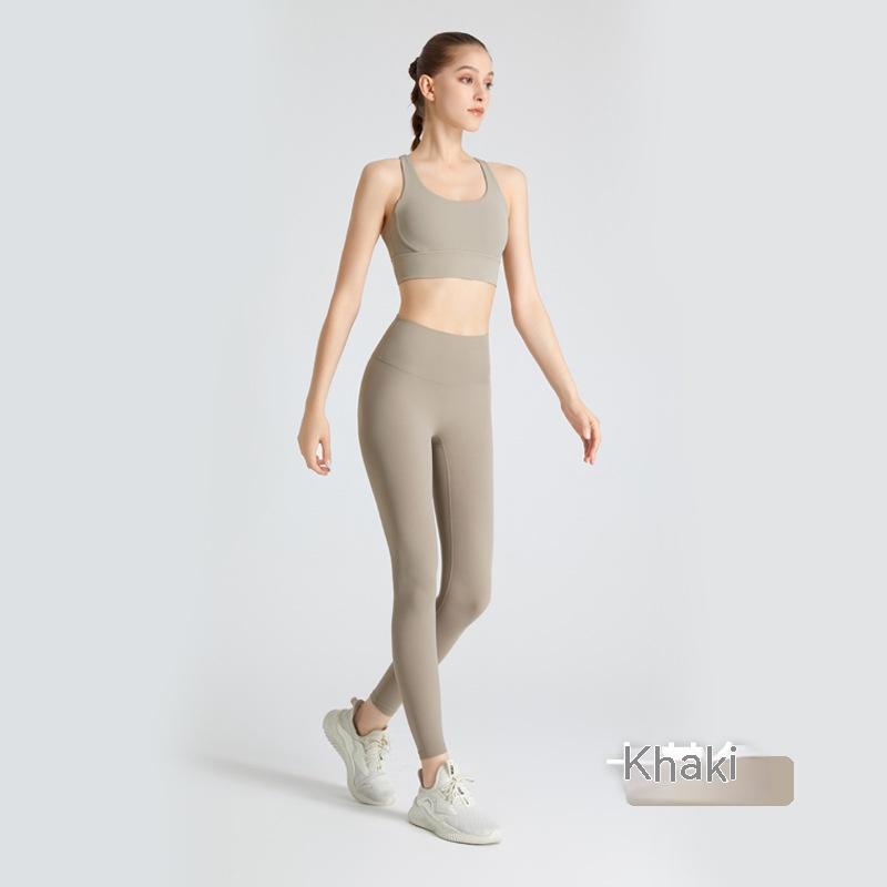 Yoga Suit Female Cross Backless Bra