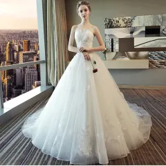 Elegant White Lace Strapless Cultivate Ones Morality Bind - Qi Land - View 1