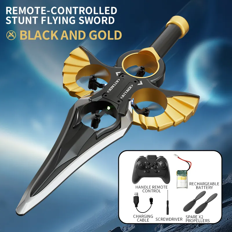 Flying Sword - Golden, Copper Color Single