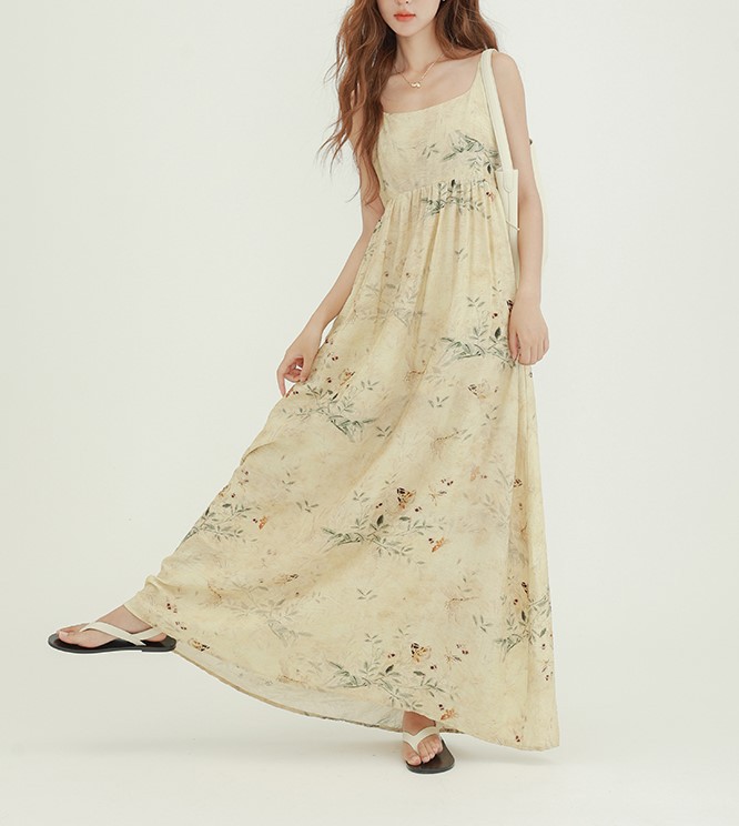 Floral Camisole A-Line Dress, picture 8 of 8