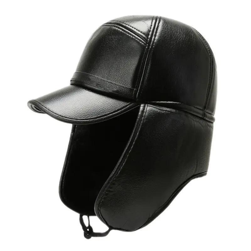Middle-aged and Elderly Outdoor Warming Ear Protection Cotton Hat