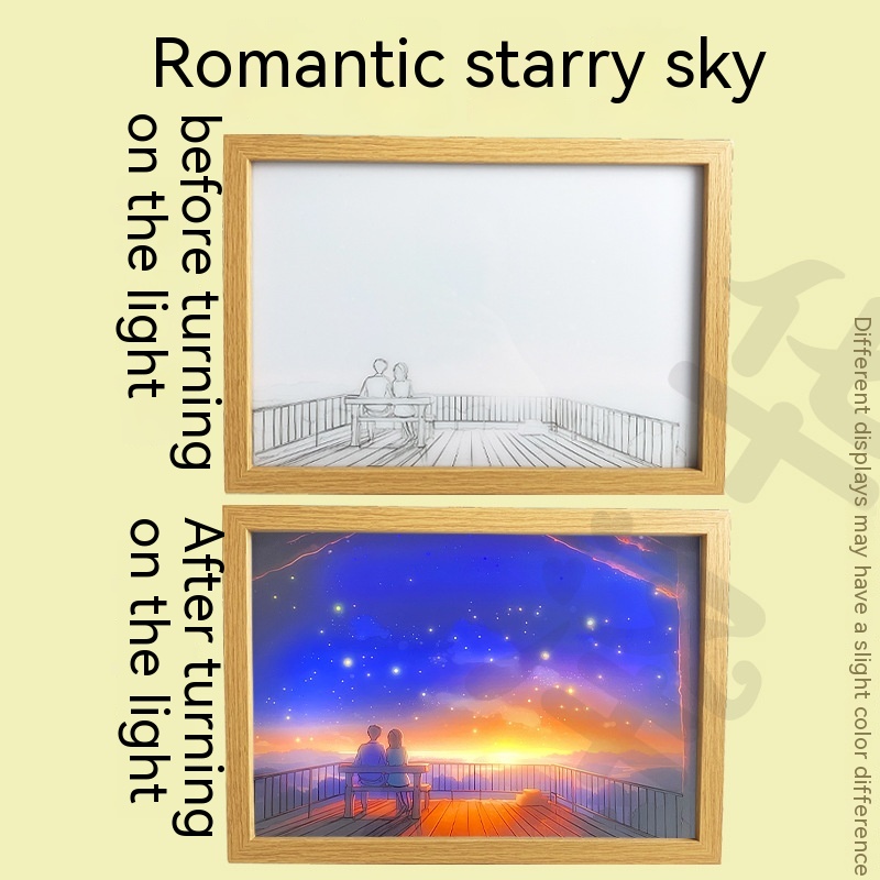 Romantic starry sky