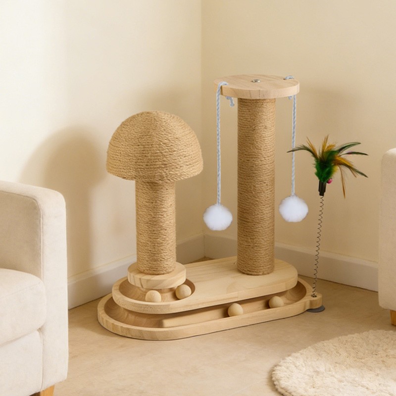 Large Cat Tree Scratching Post Pet Climbing Tower Kitten Activity Centre