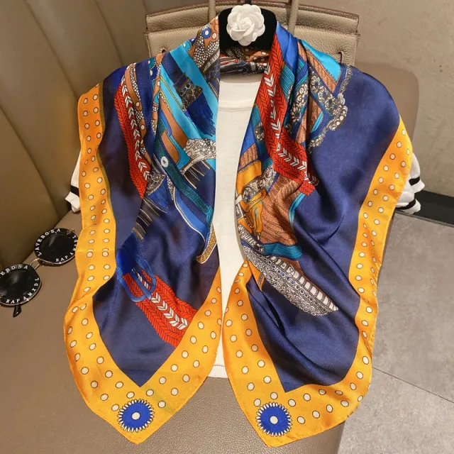 Fashion Silk Scarves Female Printing Hijab 11 Style - Shop at LoveMi