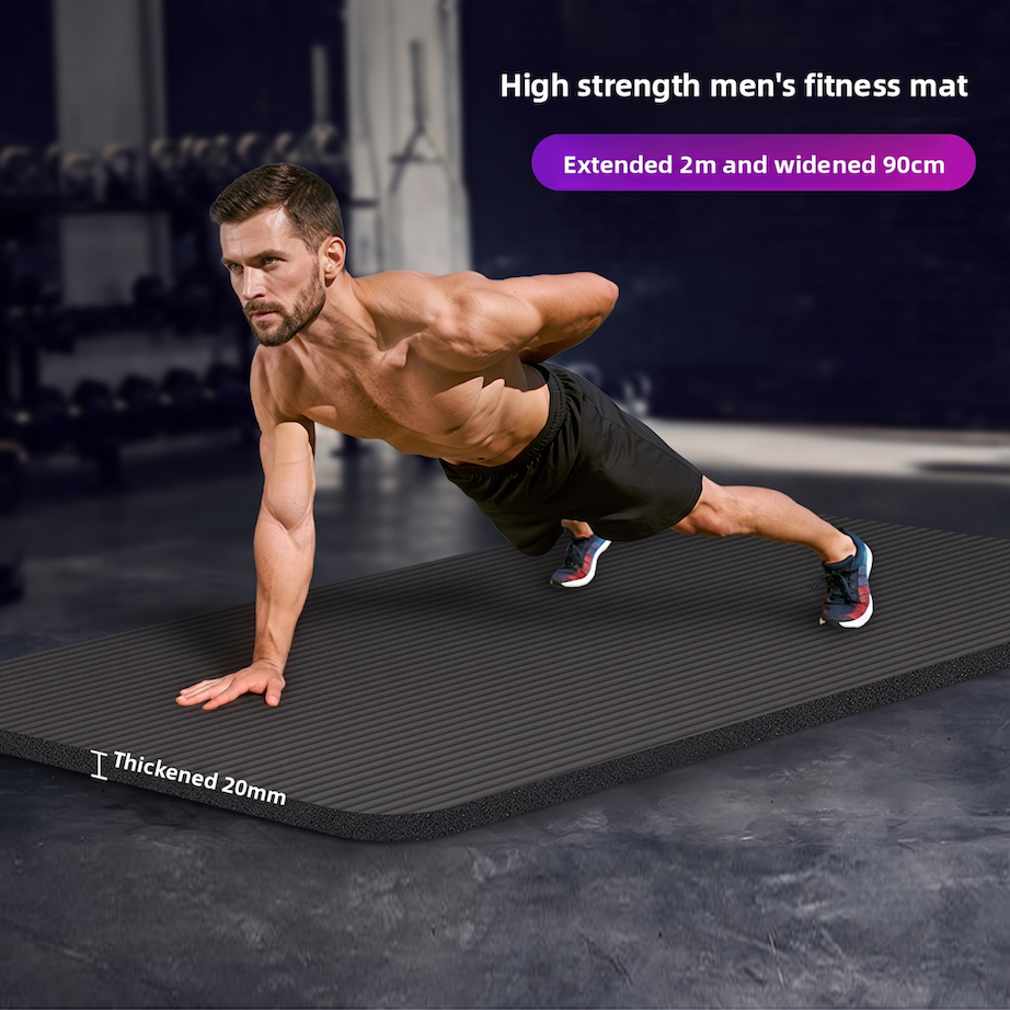 Colchoneta de yoga extra larga antideslizante