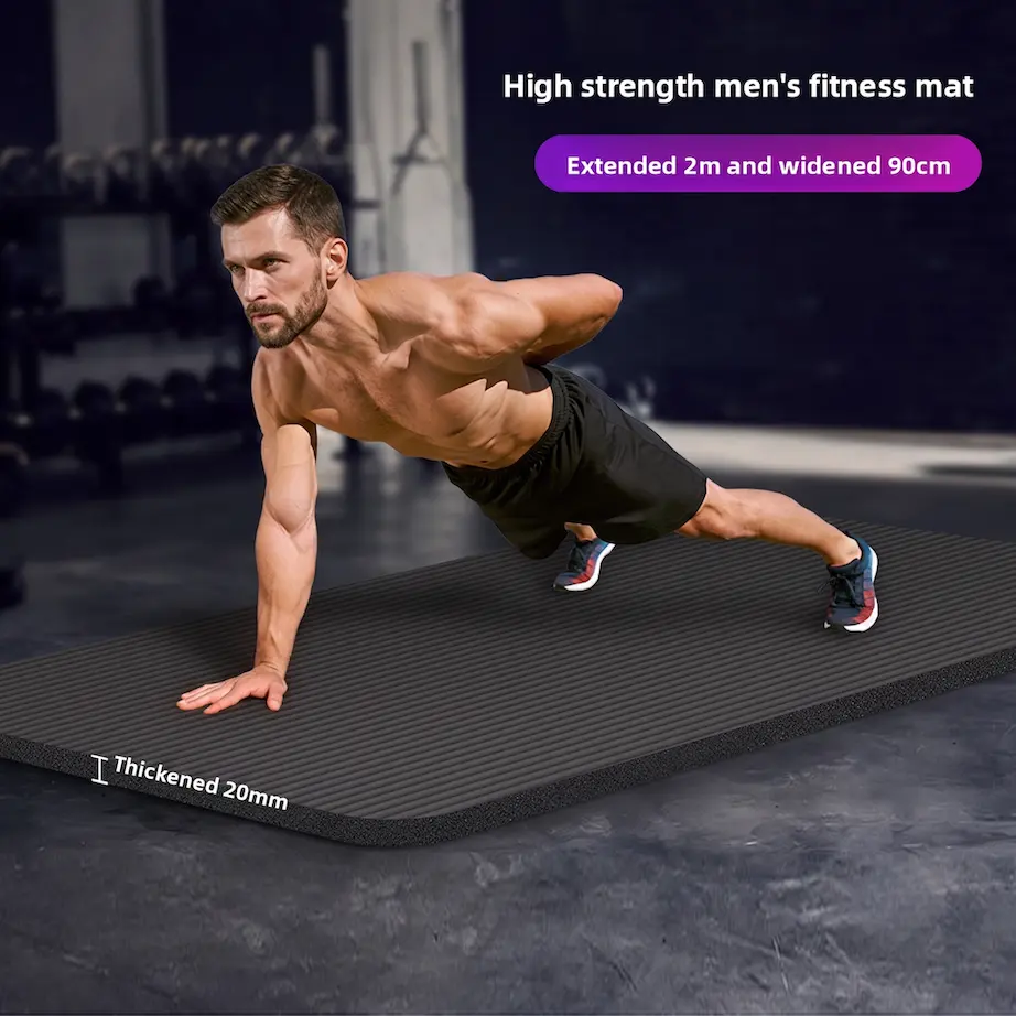 Non-slip, Extra-long, Extra-wide And Extra-thick Yoga Fitness