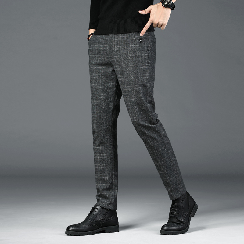 Title 5, Pantaloni da uomo business slim fit elasticizza...